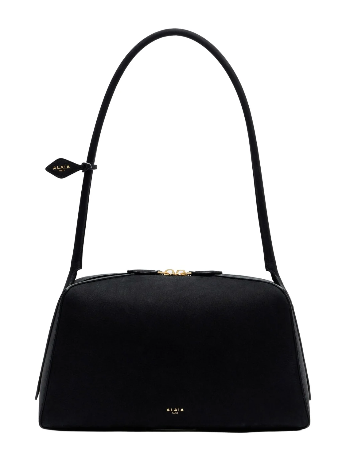 ALAÏA Le Bouledogue Medium suede shoulder bag ALAÏA Le Bouledogue Medium suede shoulder bag