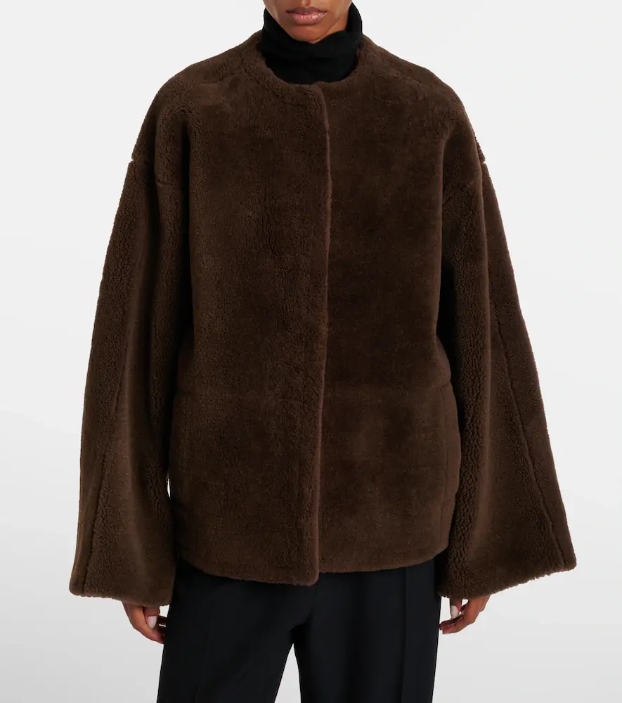 The Row Valorin shearling jacket | Thumbnail 5