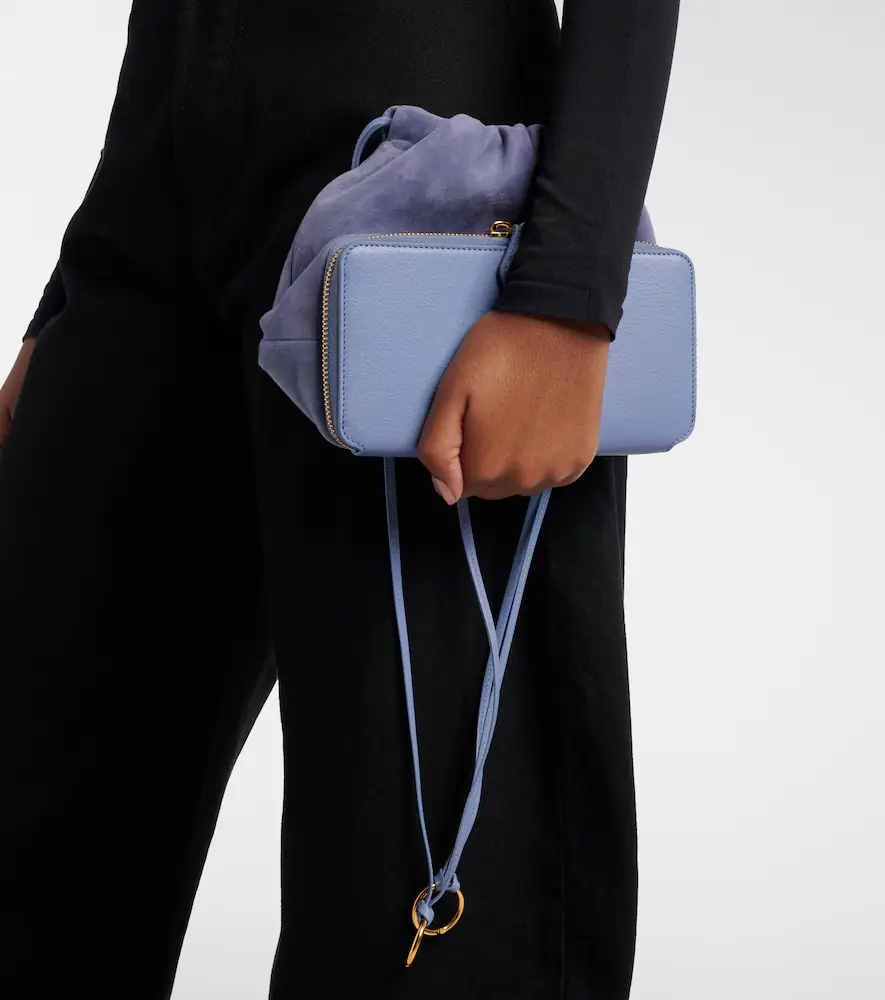ALAÏA ALAÏA Le Pochon suede bucket bag | Thumbnail 5 ALAÏA ALAÏA Le Pochon suede bucket bag | Thumbnail 5