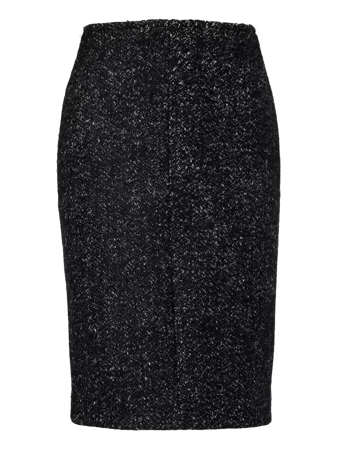 Malva wool midi skirt