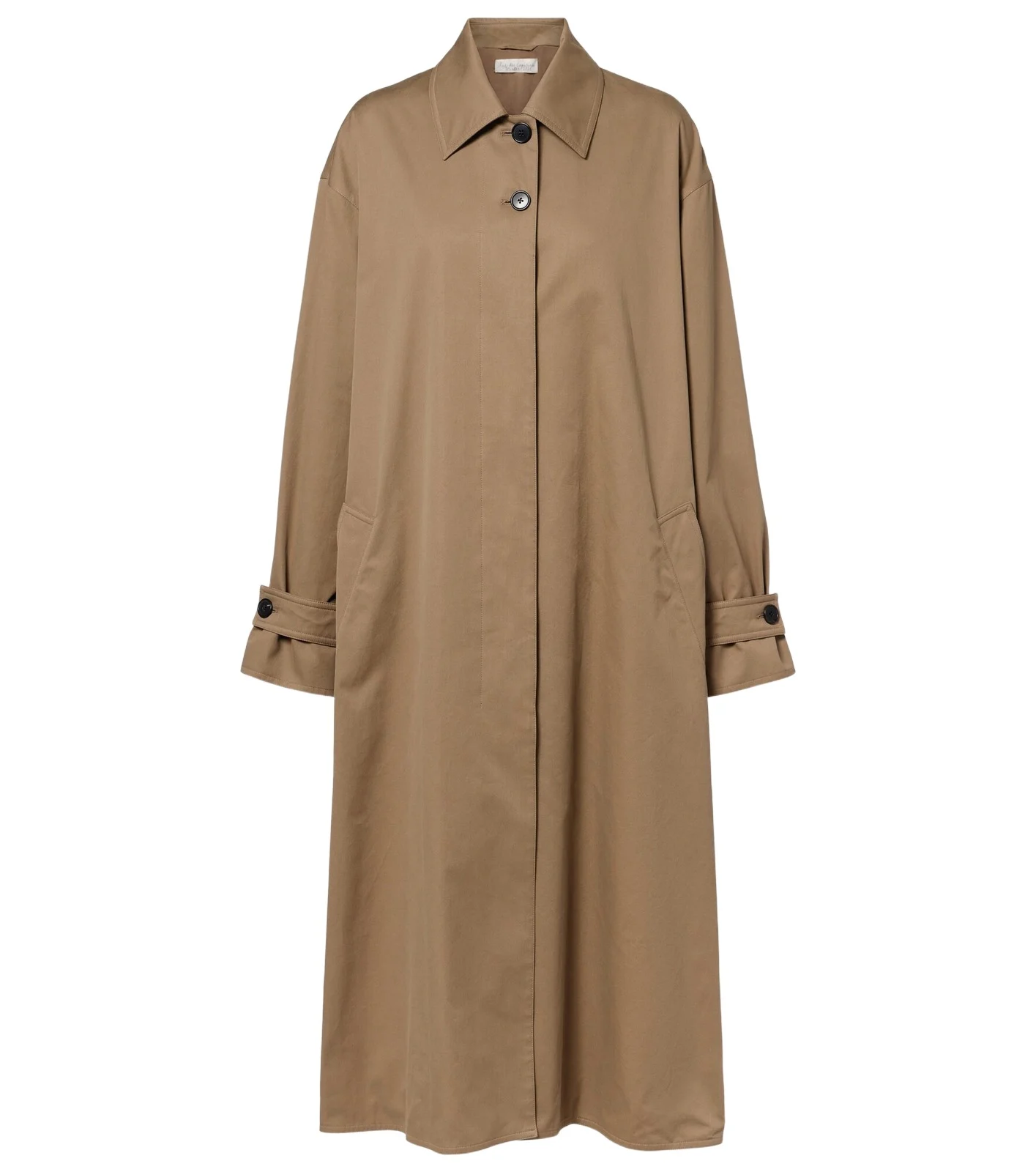The Row Lolana cotton gabardine coat
