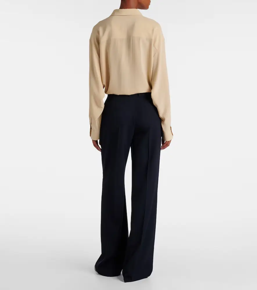 The Row Virgil wool gabardine wide-leg pants | Thumbnail 2