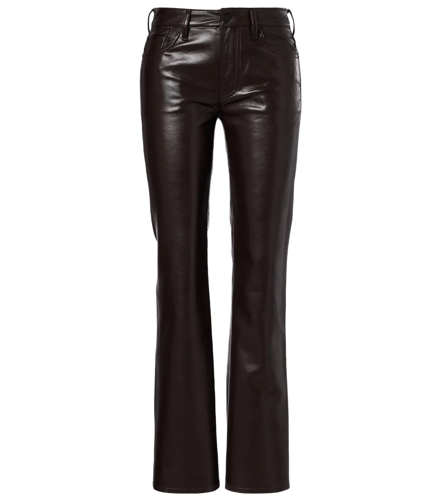 Genova low-rise bootcut pants