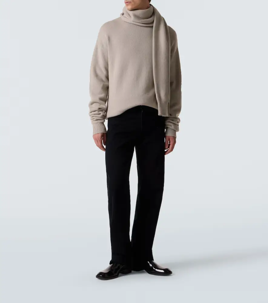 Calvin Klein Collection Rex scarf-detail cashmere sweater | Thumbnail 5 Calvin Klein Collection Rex scarf-detail cashmere sweater | Thumbnail 5