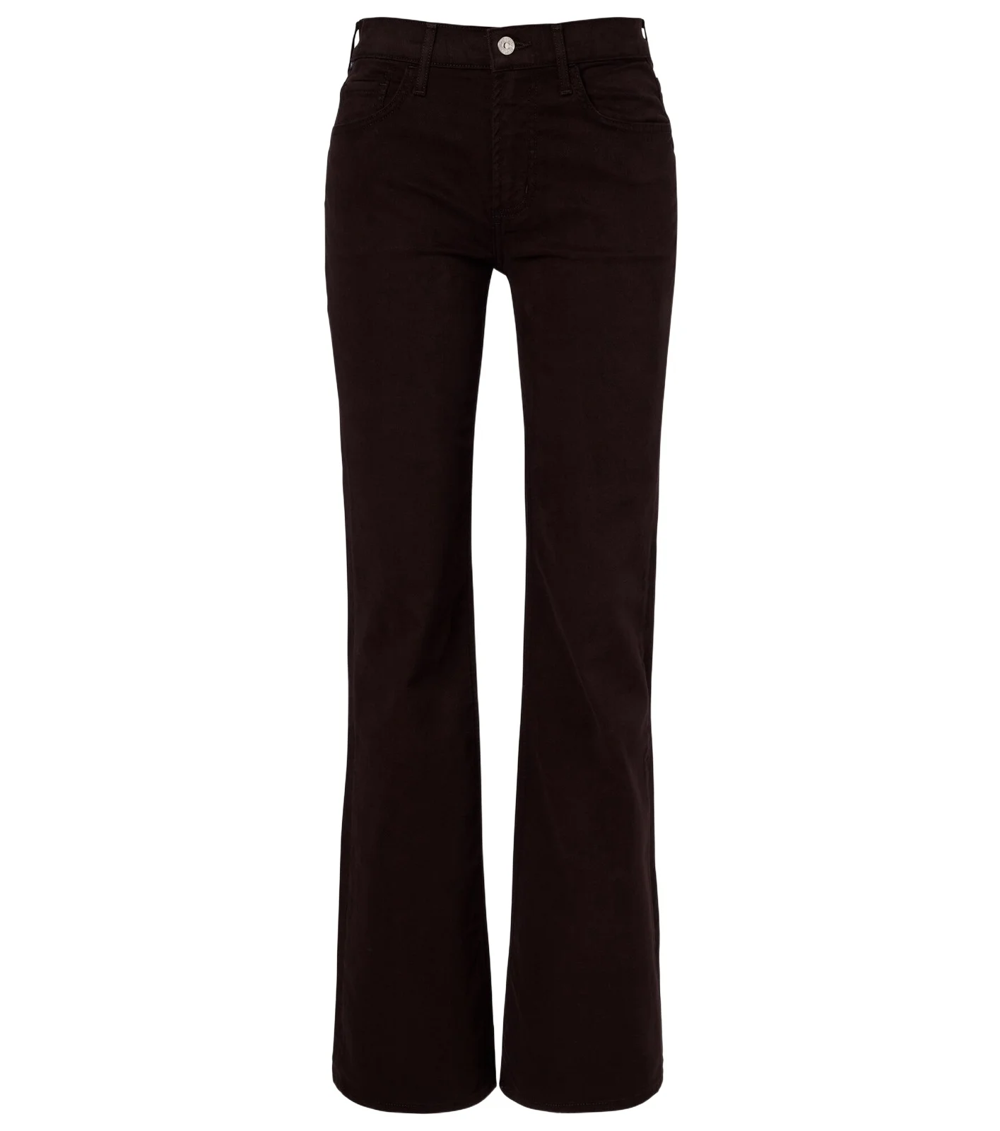 Genova low-rise twill bootcut pants