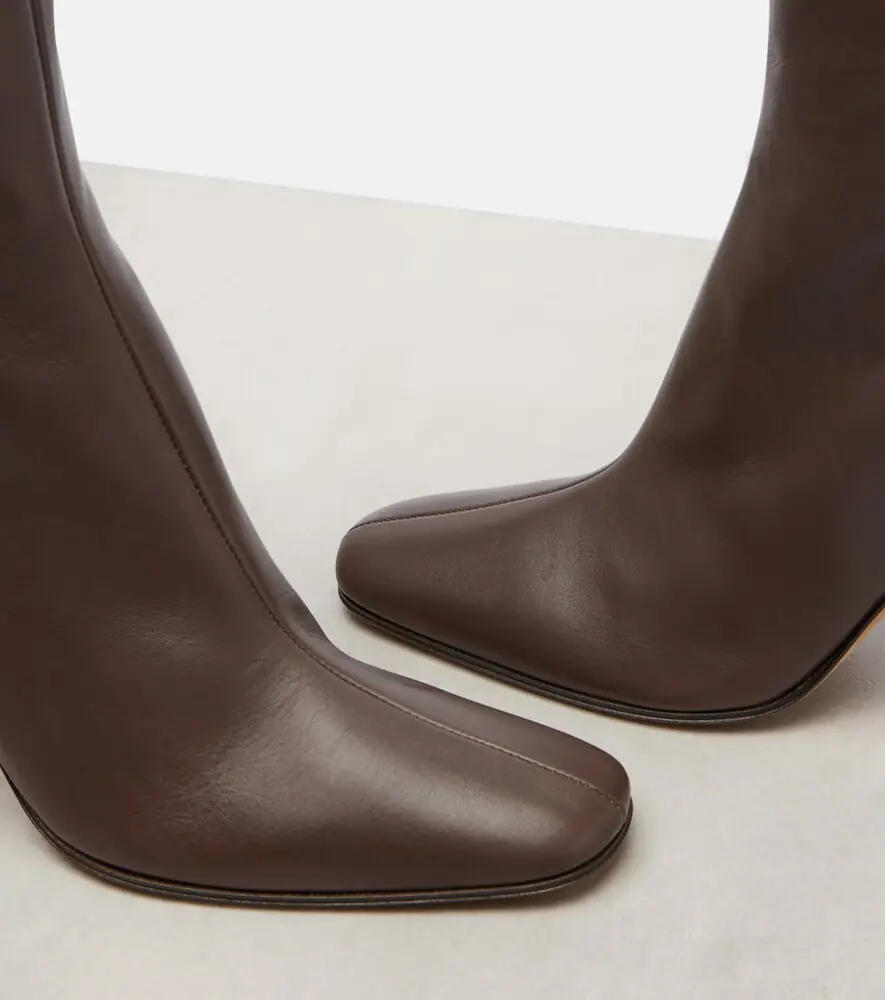 The Row Mona leather ankle boots | Thumbnail 2 The Row Mona leather ankle boots | Thumbnail 2