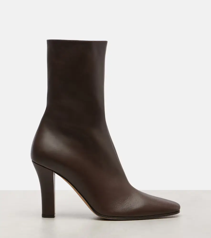 The Row Mona leather ankle boots | Thumbnail 3 The Row Mona leather ankle boots | Thumbnail 3