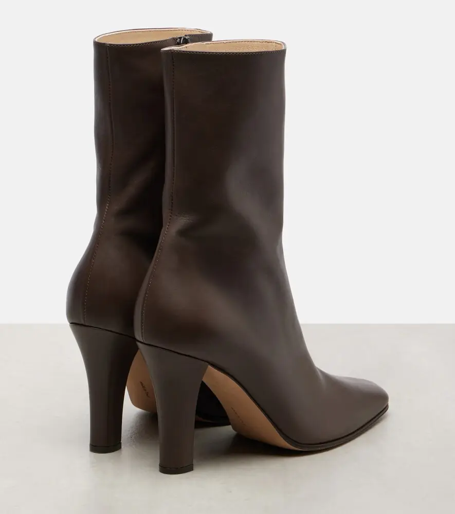 The Row Mona leather ankle boots | Thumbnail 4 The Row Mona leather ankle boots | Thumbnail 4