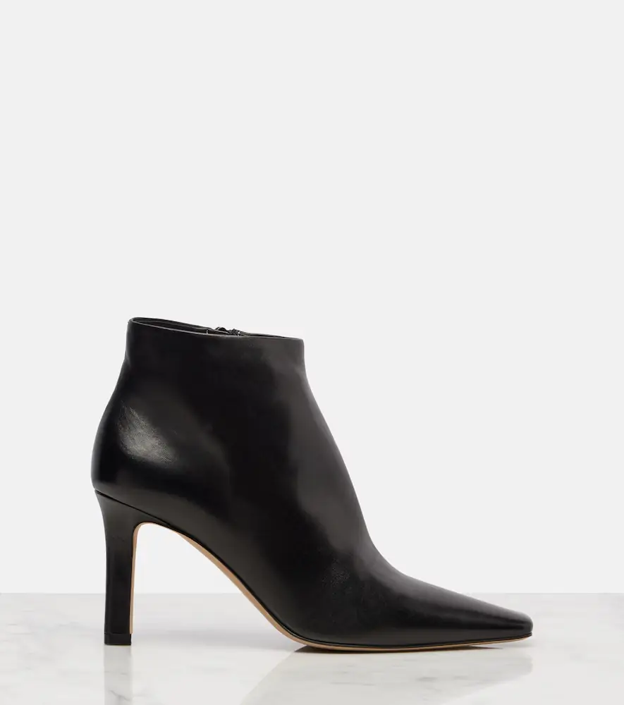 The Row Carla 80 leather ankle boots | Thumbnail 2 The Row Carla 80 leather ankle boots | Thumbnail 2