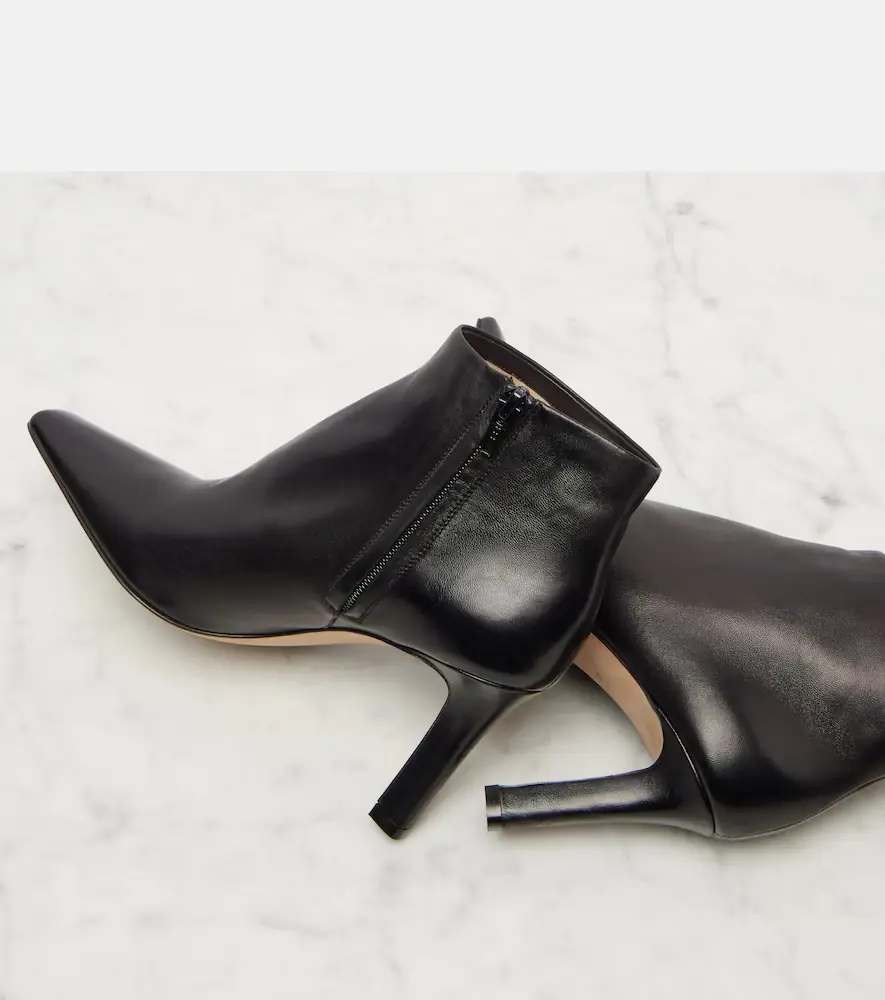 The Row Carla 80 leather ankle boots | Thumbnail 4 The Row Carla 80 leather ankle boots | Thumbnail 4