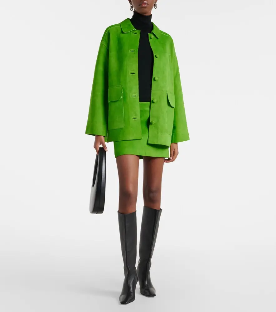 Staud Roxanne suede jacket | Thumbnail 5 Staud Roxanne suede jacket | Thumbnail 5
