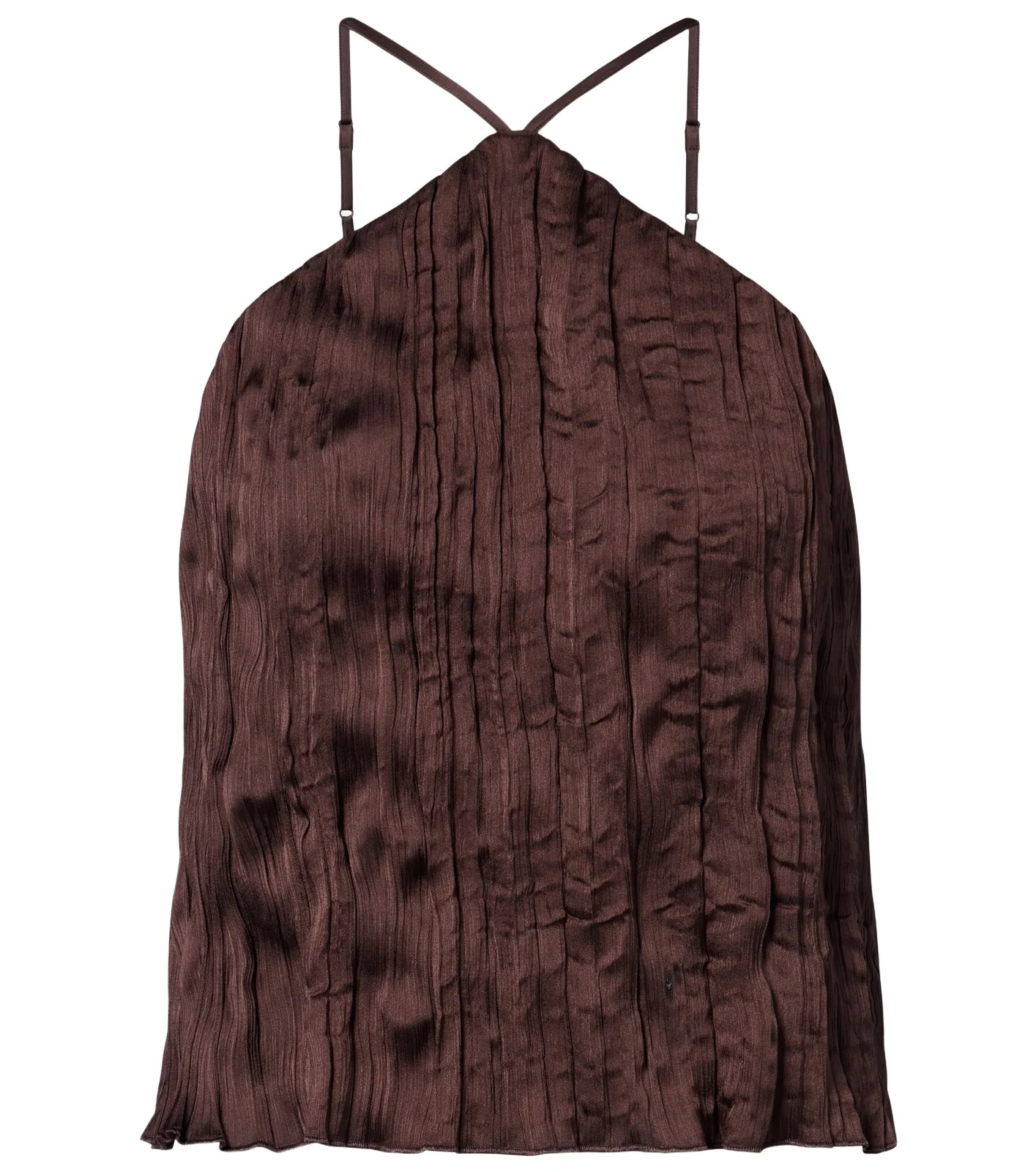 Akari plissé halterneck top Akari plissé halterneck top