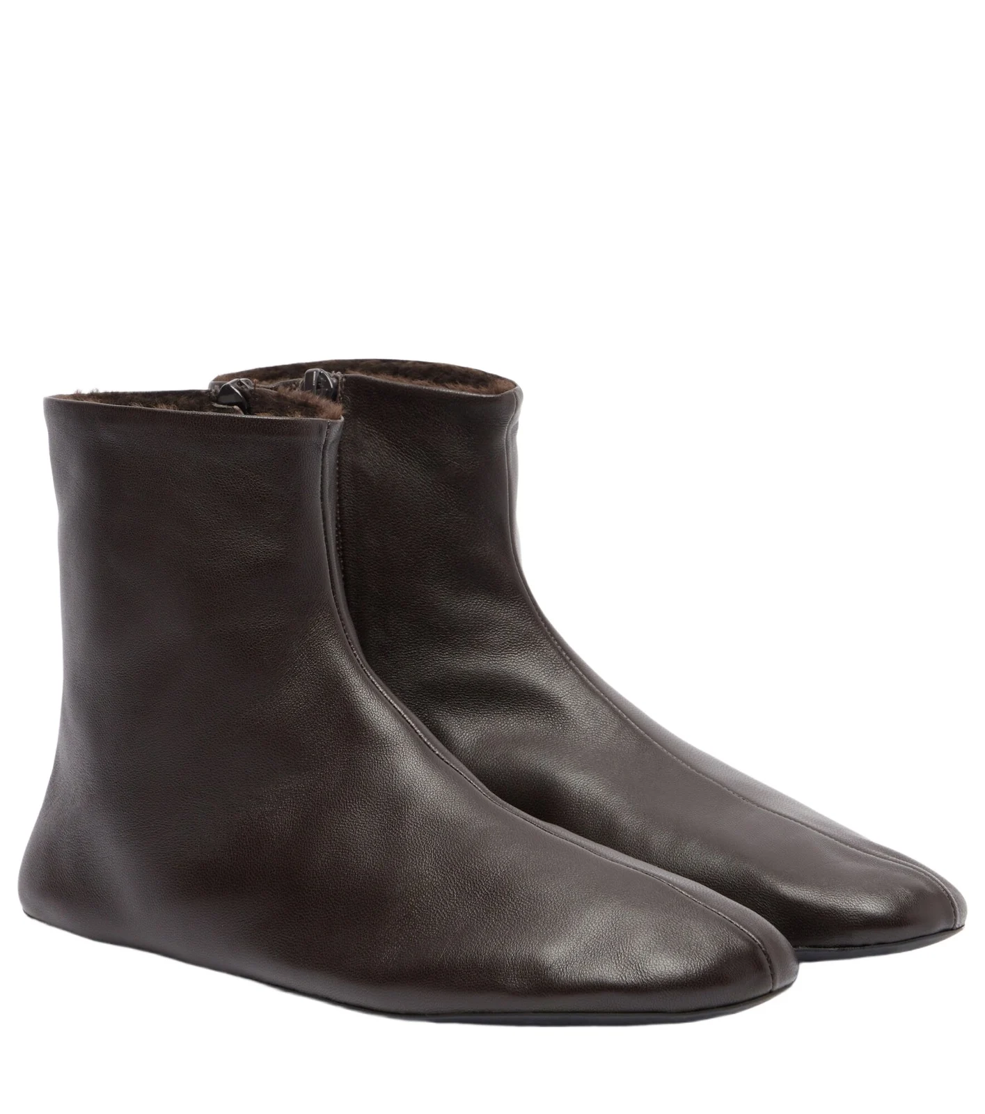 Stella shearling-lined leather ankle boots