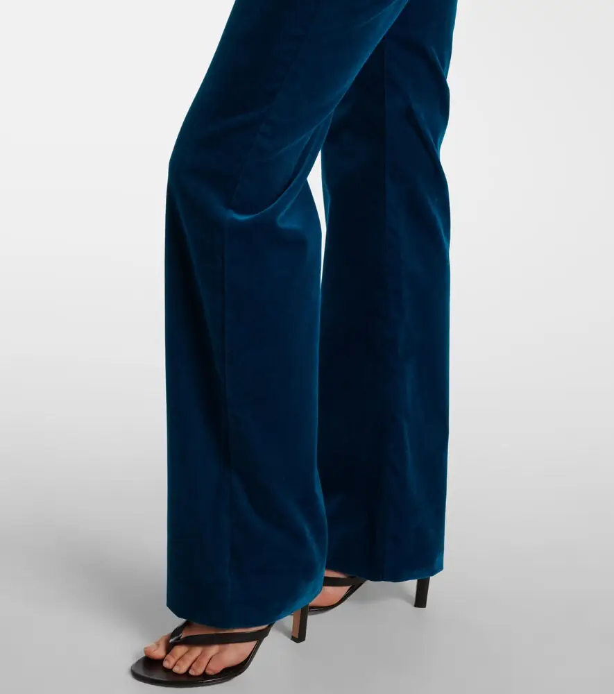 Rabanne Cotton-blend velvet flared pants | Thumbnail 2 Rabanne Cotton-blend velvet flared pants | Thumbnail 2