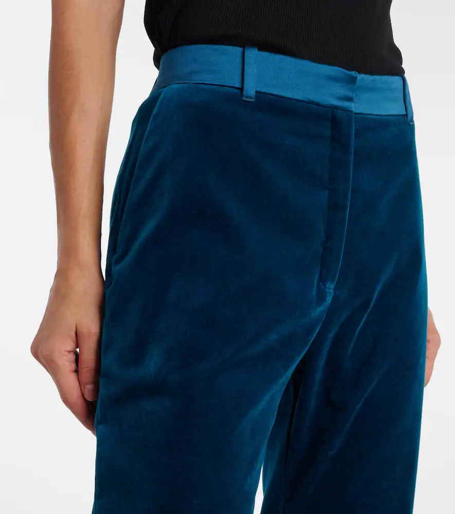 Rabanne Cotton-blend velvet flared pants | Thumbnail 3 Rabanne Cotton-blend velvet flared pants | Thumbnail 3