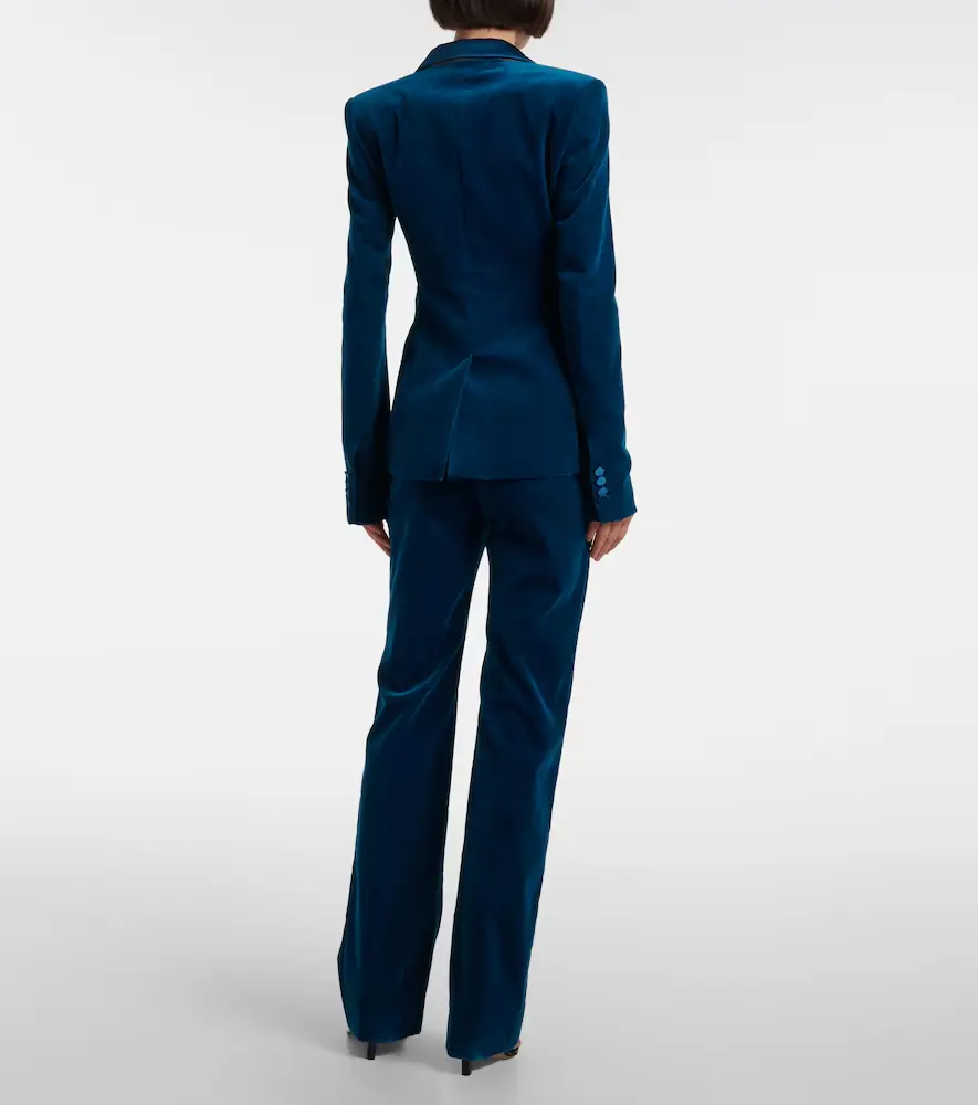 Rabanne Cotton-blend velvet flared pants | Thumbnail 5 Rabanne Cotton-blend velvet flared pants | Thumbnail 5