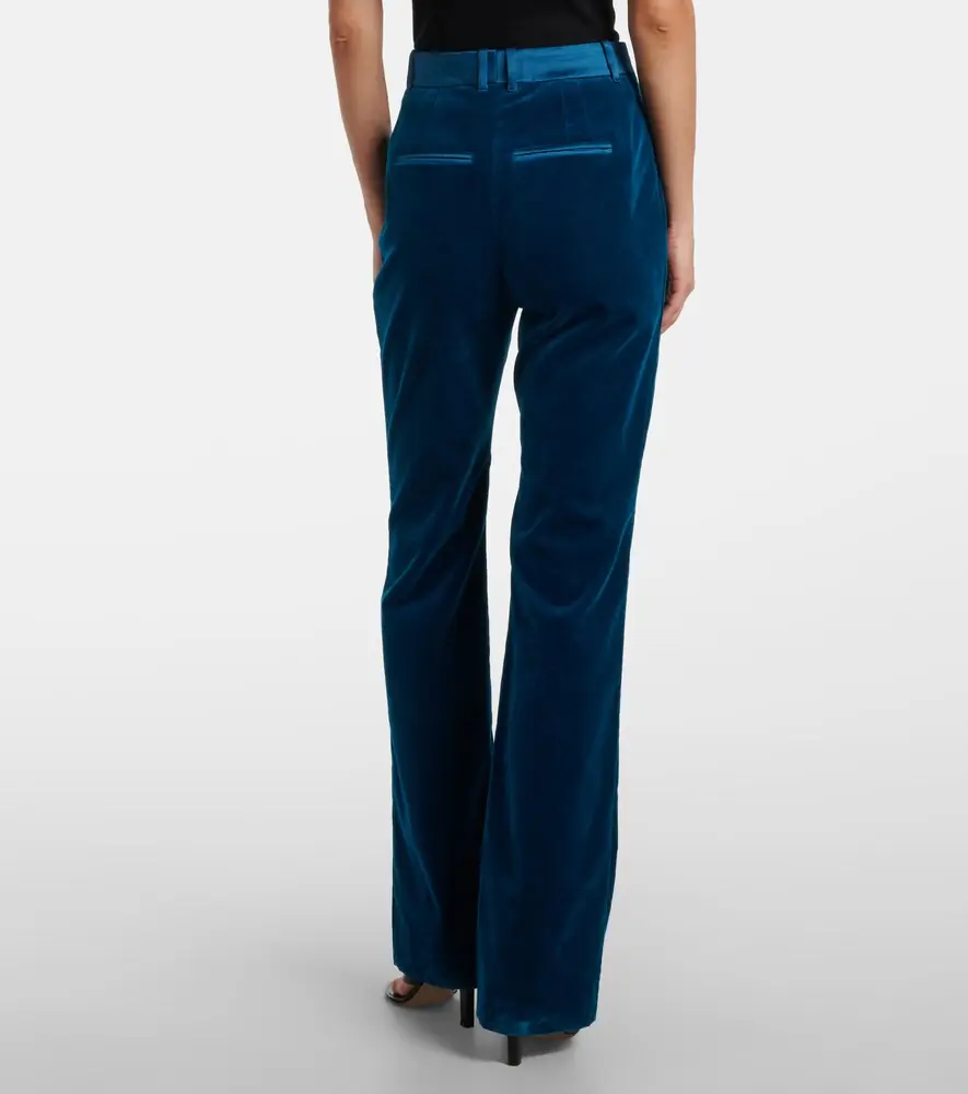 Rabanne Cotton-blend velvet flared pants | Thumbnail 7 Rabanne Cotton-blend velvet flared pants | Thumbnail 7
