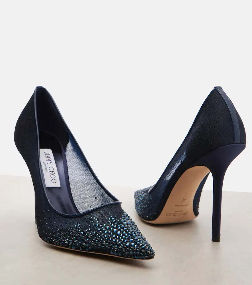 Jimmy Choo Love 100 crystal-embellished pumps | Thumbnail 2 Jimmy Choo Love 100 crystal-embellished pumps | Thumbnail 2
