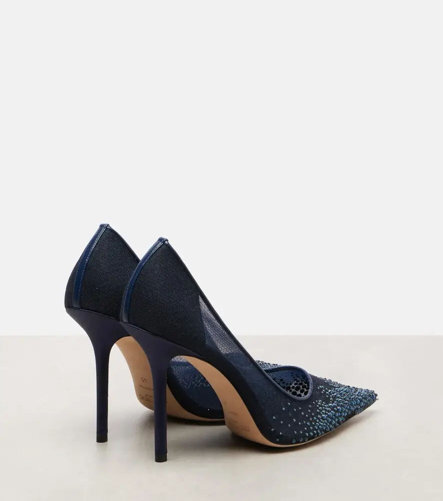 Jimmy Choo Love 100 crystal-embellished pumps | Thumbnail 3 Jimmy Choo Love 100 crystal-embellished pumps | Thumbnail 3