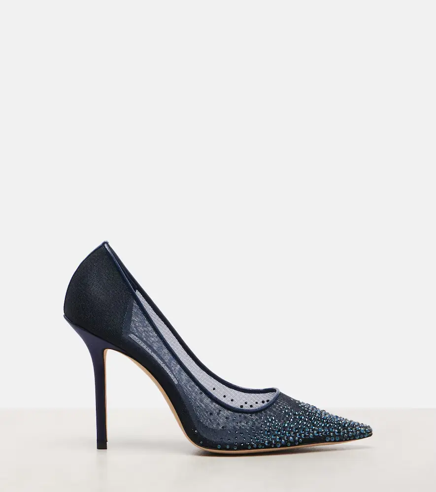 Jimmy Choo Love 100 crystal-embellished pumps | Thumbnail 4 Jimmy Choo Love 100 crystal-embellished pumps | Thumbnail 4