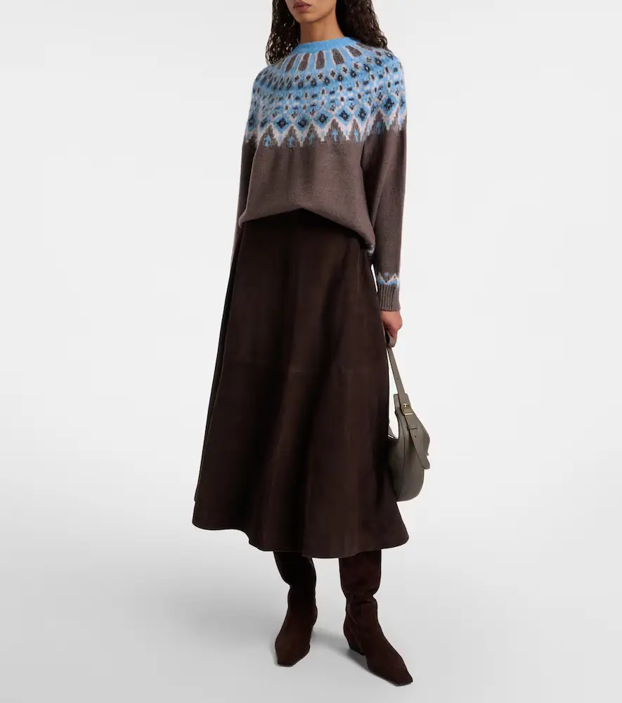 Staud Zane Fair Isle wool-blend sweater | Thumbnail 3 Staud Zane Fair Isle wool-blend sweater | Thumbnail 3