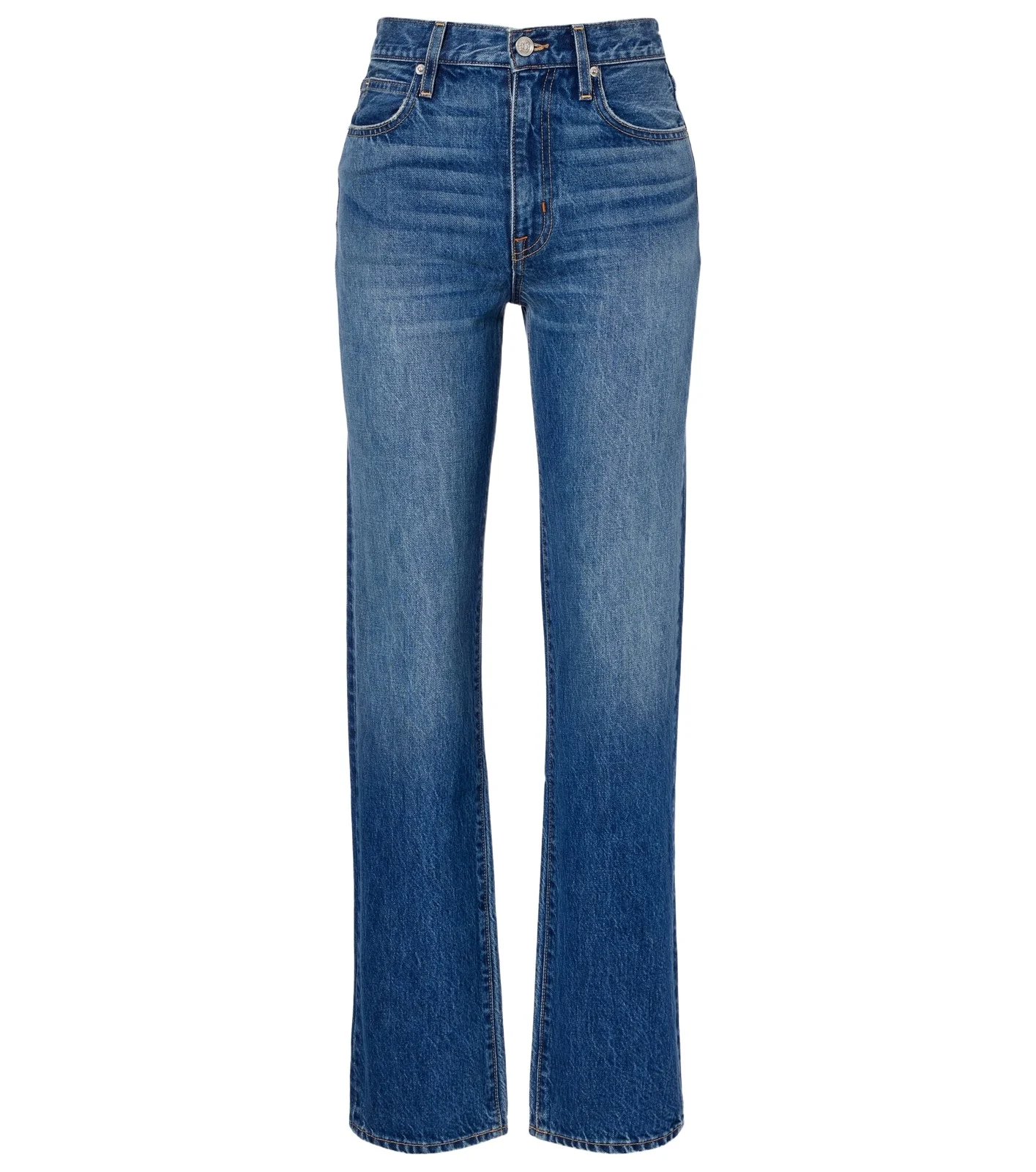 Kendra faded straight jeans