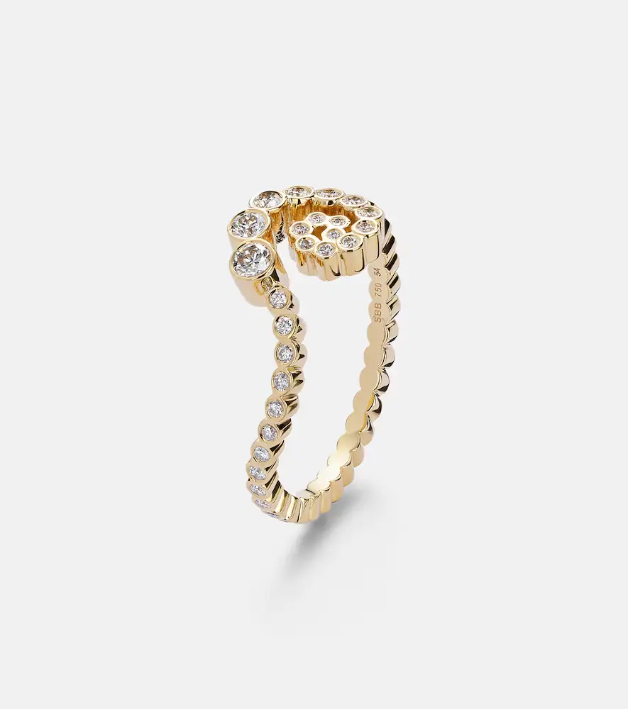 Sophie Bille Brahe Rêve Escargot 18kt gold ring with diamonds | Thumbnail 2 Sophie Bille Brahe Rêve Escargot 18kt gold ring with diamonds | Thumbnail 2