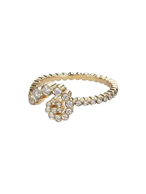 Rêve Escargot 18kt gold ring with diamonds Rêve Escargot 18kt gold ring with diamonds