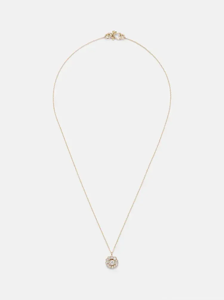 Rêve Simple 18kt gold necklace with diamonds Rêve Simple 18kt gold necklace with diamonds