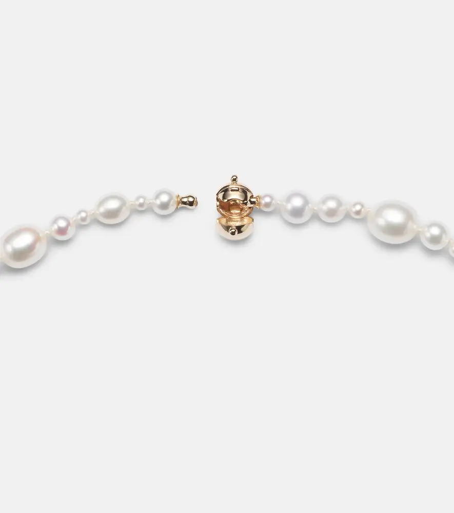 Sophie Bille Brahe Peggy 14kt gold necklace with freshwater pearls | Thumbnail 5 Sophie Bille Brahe Peggy 14kt gold necklace with freshwater pearls | Thumbnail 5