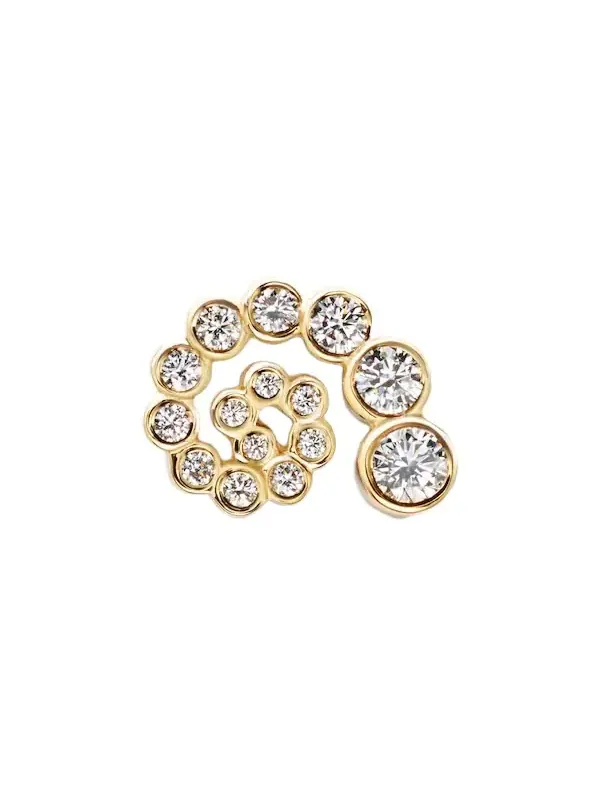 Rêve Escargot Petit 18kt gold earring with diamonds Rêve Escargot Petit 18kt gold earring with diamonds