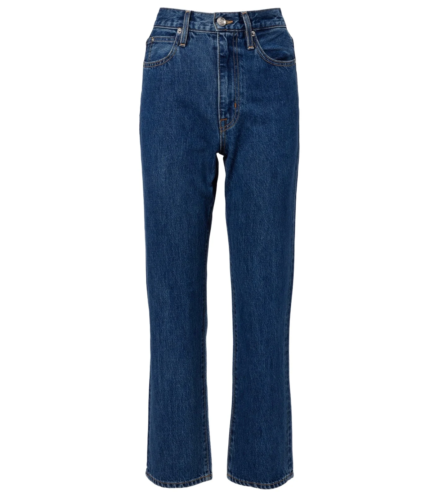 London cropped high-rise straight jeans London cropped high-rise straight jeans
