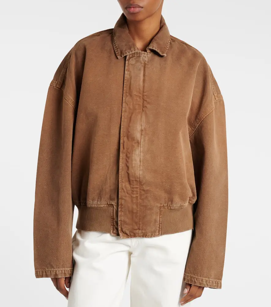 SLVRLAKE Harlem cotton canvas bomber jacket | Thumbnail 3 SLVRLAKE Harlem cotton canvas bomber jacket | Thumbnail 3