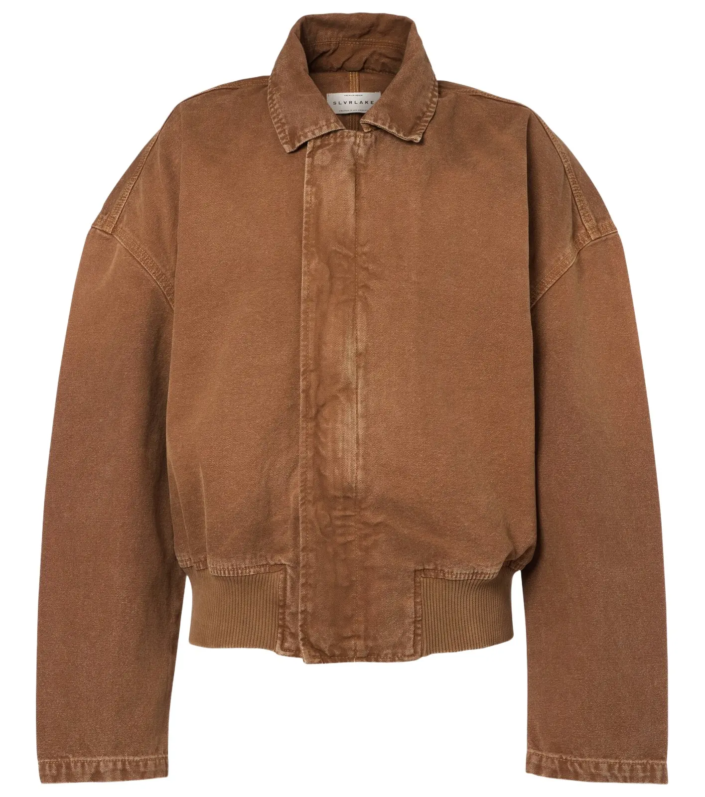 SLVRLAKE Harlem cotton canvas bomber jacket