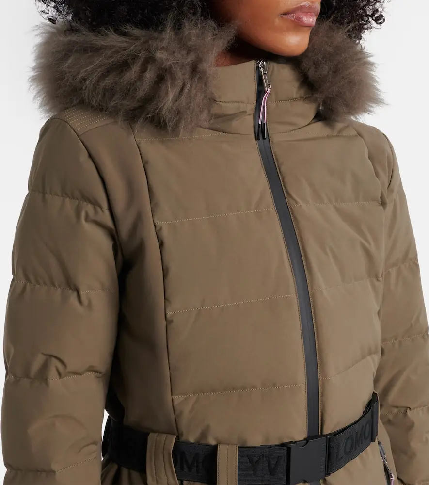 Yves Salomon Doudoune 64cm belted down jacket | Thumbnail 3