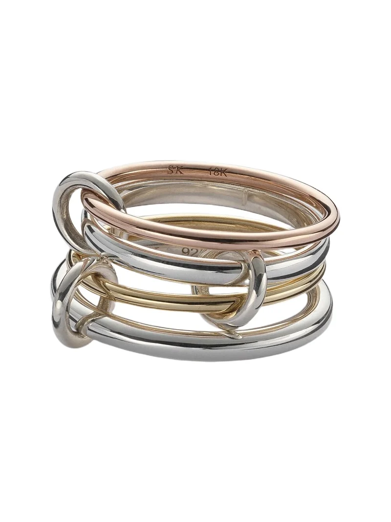 Hyacinth 18kt gold and sterling silver ring