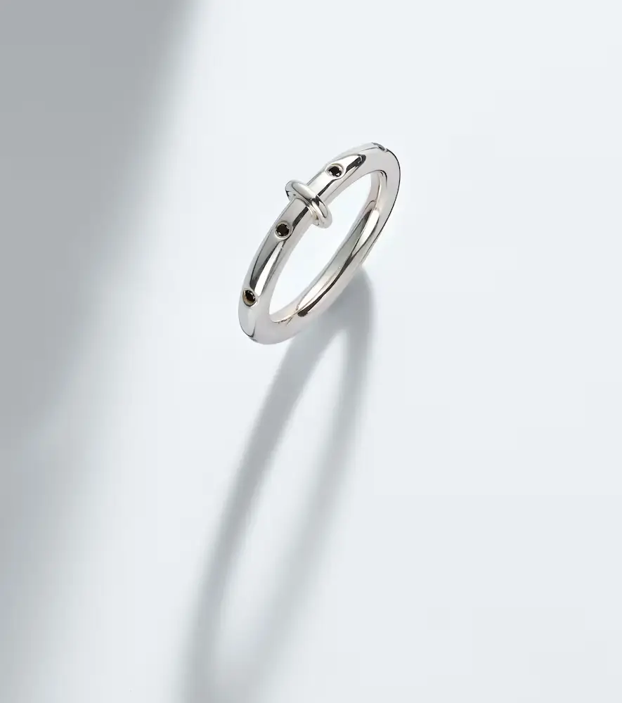 Spinelli Kilcollin Ovio sterling silver ring with diamonds | Thumbnail 4