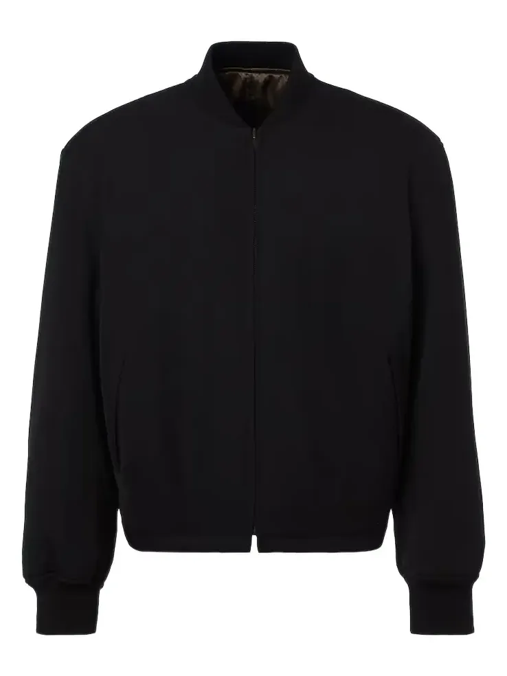 The Row Fenn reversible wool bomber jacket