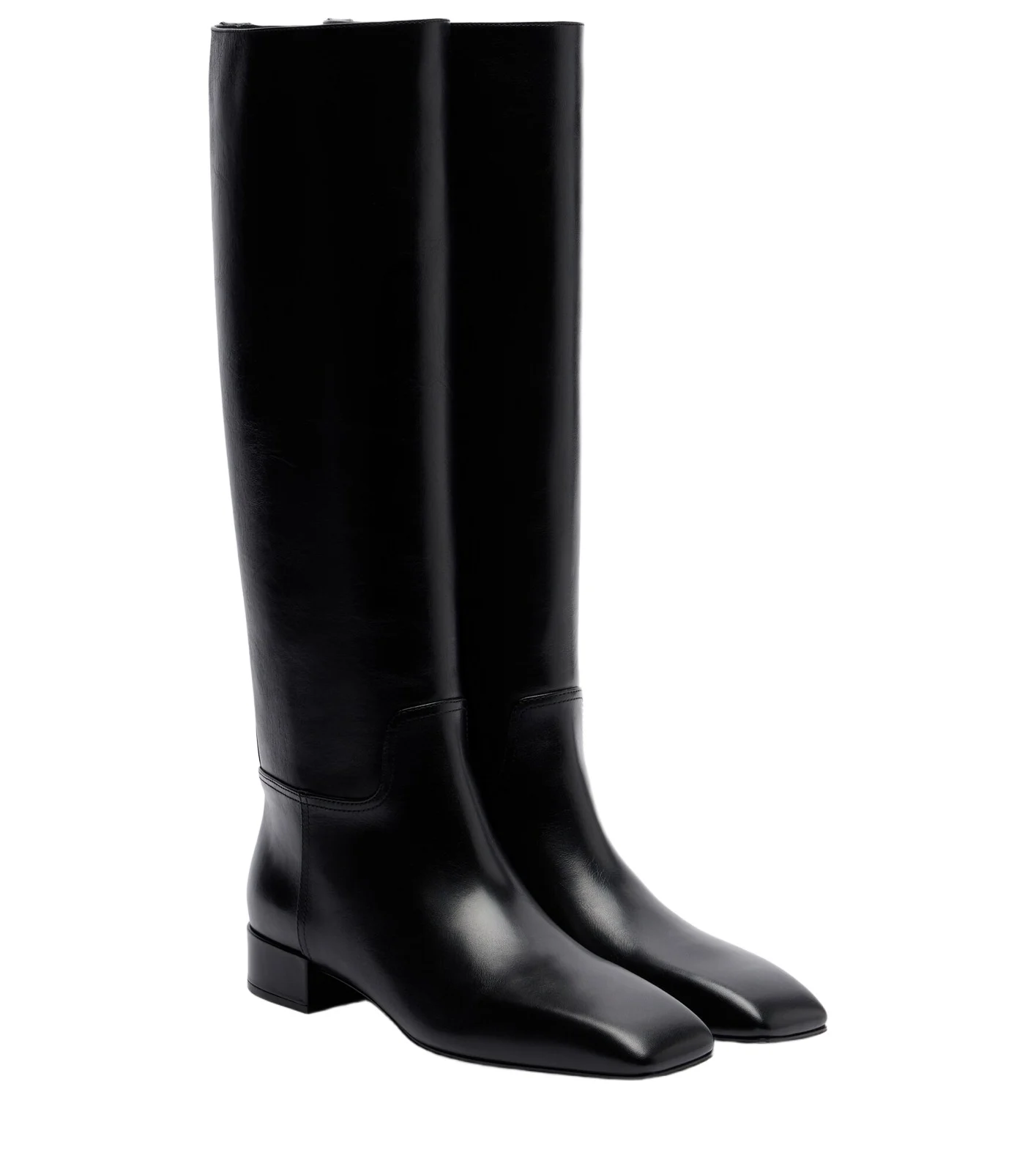 Classic Square leather knee-high boots Classic Square leather knee-high boots