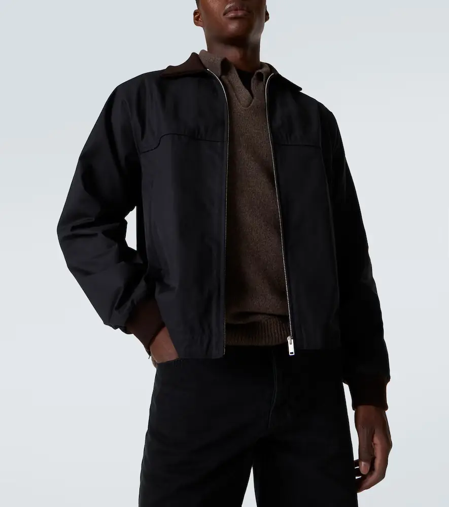 The Row Mantis cotton gabardine blouson jacket | Thumbnail 3 The Row Mantis cotton gabardine blouson jacket | Thumbnail 3
