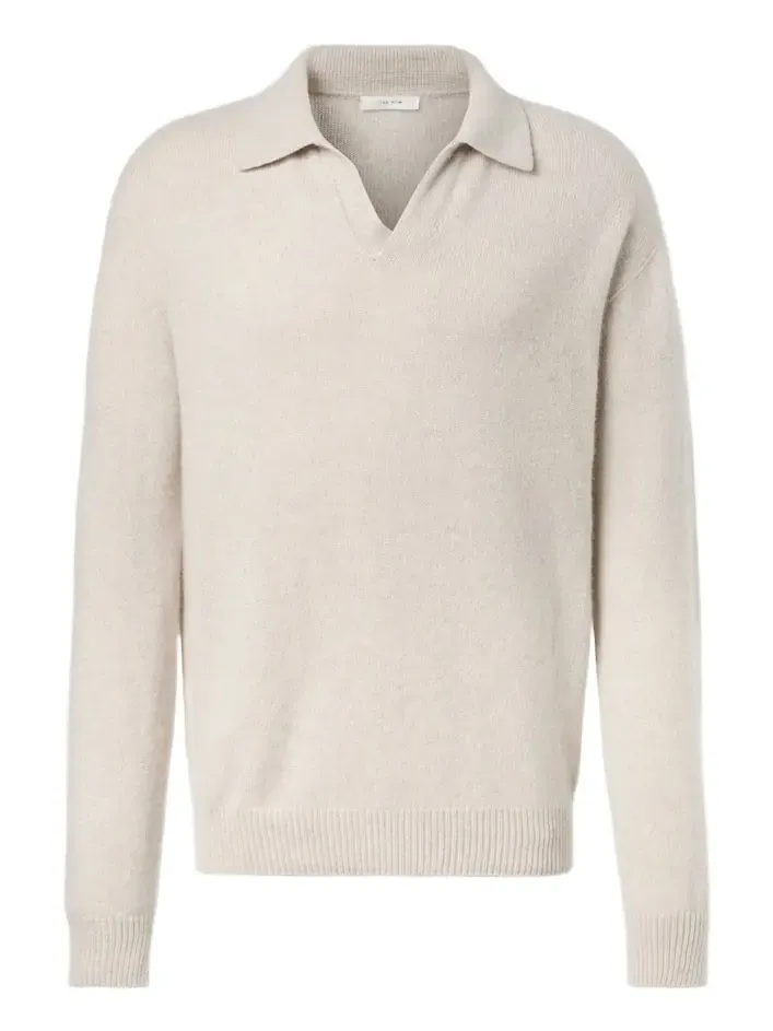 Leach cashmere polo sweater Leach cashmere polo sweater