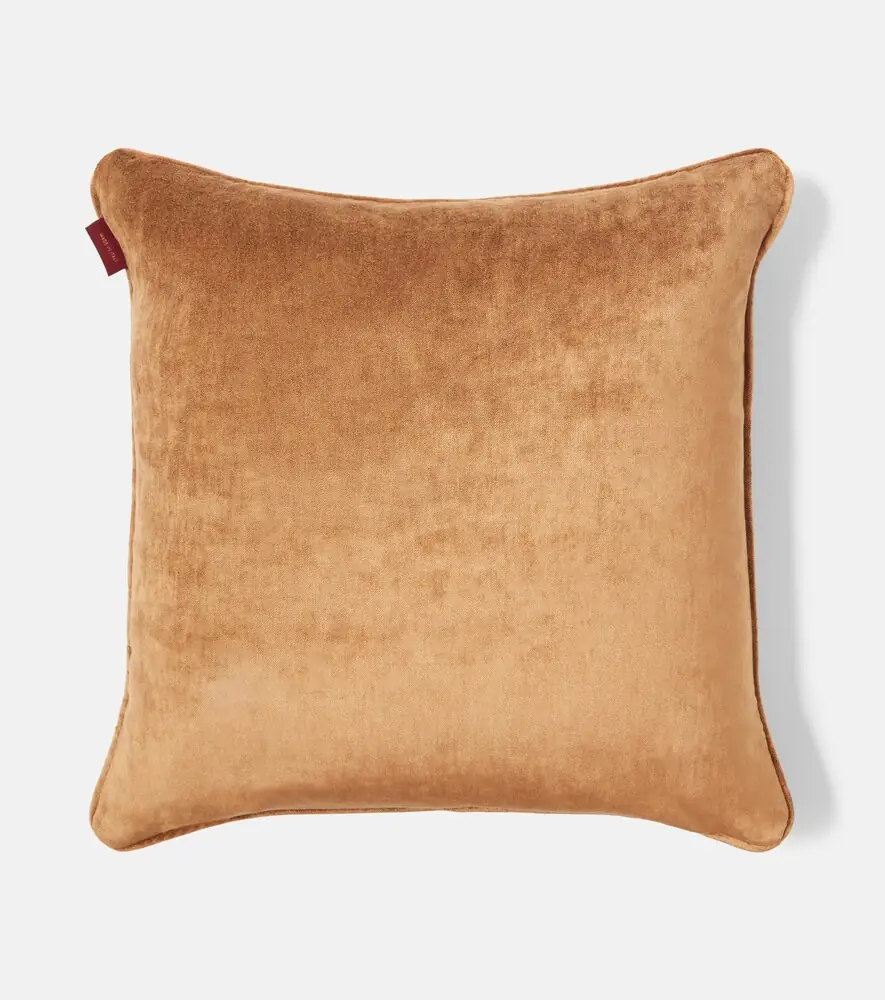 Etro Pegaso embroidered velvet cushion | Thumbnail 5