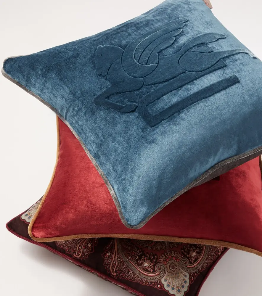 Etro New Pegaso embroidered cushion | Thumbnail 3