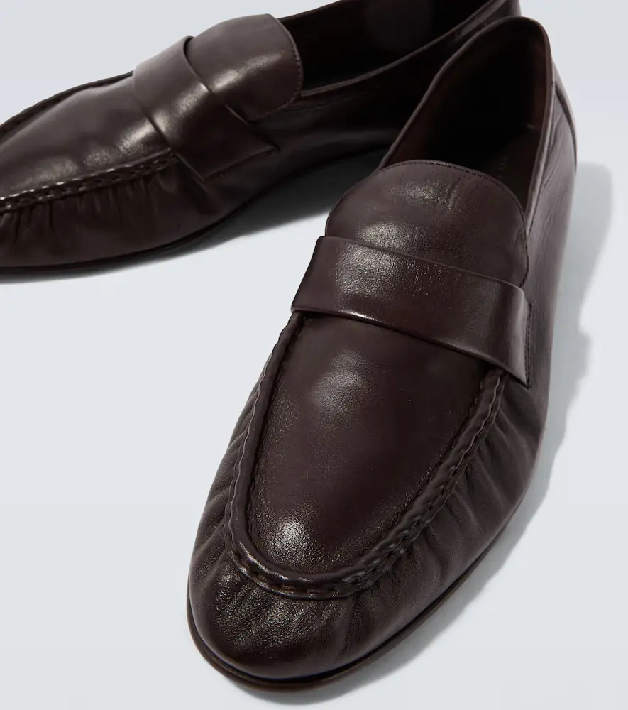 The Row Soft leather loafers | Thumbnail 2