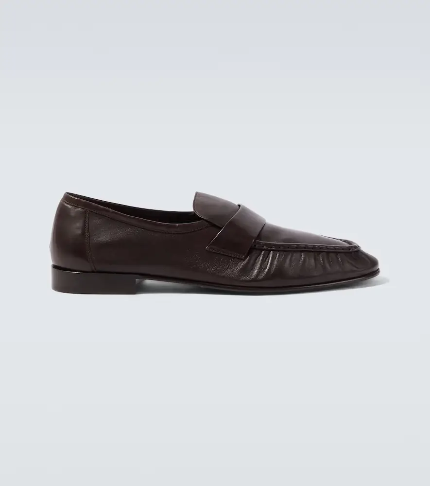The Row Soft leather loafers | Thumbnail 3