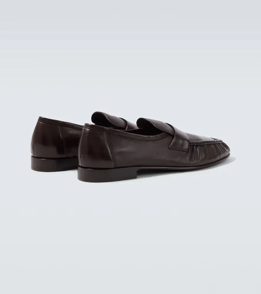 The Row Soft leather loafers | Thumbnail 5