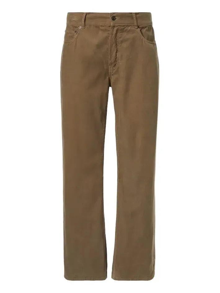Rossen cotton corduroy straight pants