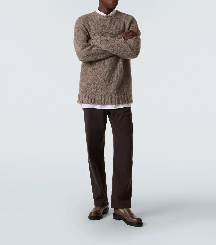 The Row Ottis cotton and cashmere straight pants | Thumbnail 2 The Row Ottis cotton and cashmere straight pants | Thumbnail 2