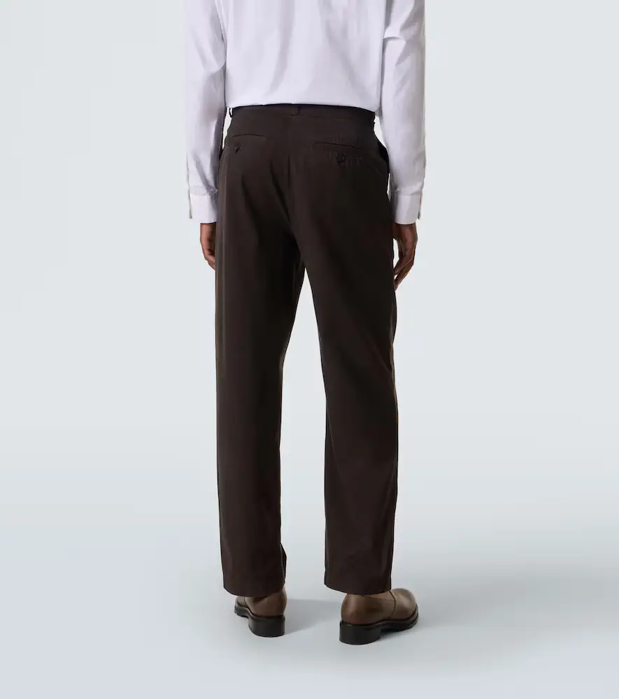 The Row Ottis cotton and cashmere straight pants | Thumbnail 4 The Row Ottis cotton and cashmere straight pants | Thumbnail 4