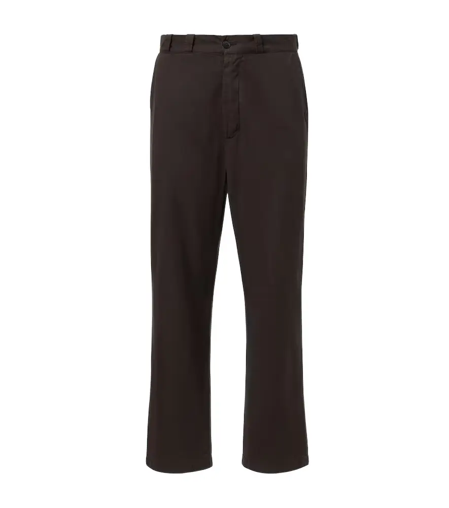 The Row Ottis cotton and cashmere straight pants | Image 1 The Row Ottis cotton and cashmere straight pants | Image 1